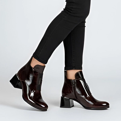 Botine ARMODO - 60560 Naplak Brąz+W