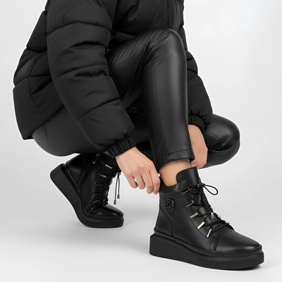 Botine FILIPPO - DBT7416/25 BK Czarny