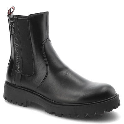 Botine TOMMY HILFIGER - T3A5-32390-1355999-Lace-Up Boot Black 999