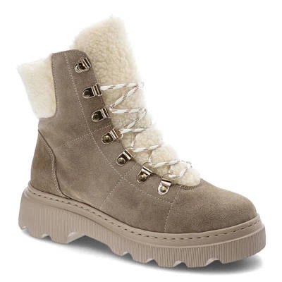 Botine KAMPA - Z538 Bej Suede 528/510