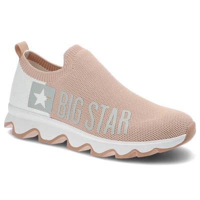 Sneakerși BIG STAR - JJ274A145 Nude/Albi