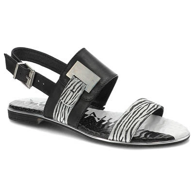 Sandale CARINII - B2662_-C40-861-000-975 Zebra Bianco/Classic Nero