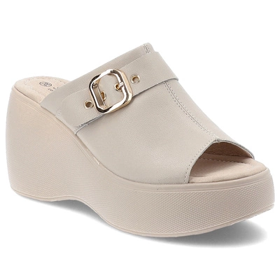 Șlapi S.BARSKI - LR51-542 Beige