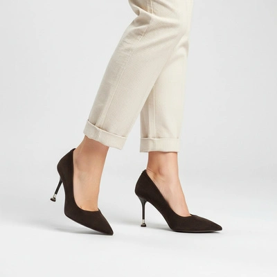 Pantofi Cu Toc CHEBELLO - 5021_-105-000-PSK-S423 Brąz Welur