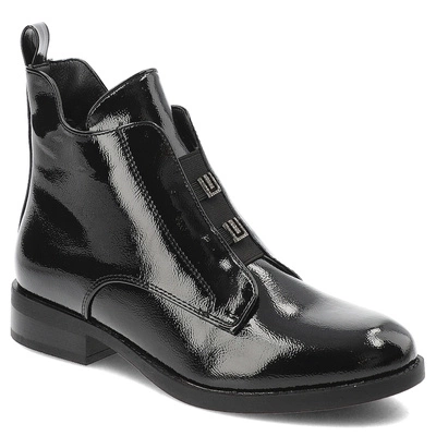 Botine S.BARSKI - HY42-717 Black Patent