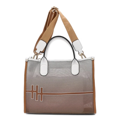 Geantă HISPANITAS - BV253824 Borneo-V25 Cuoio Samba-V25 White