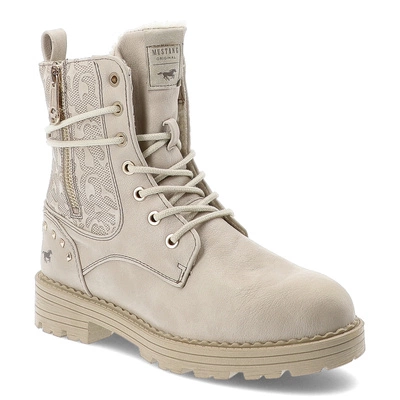 Ghete de Iarnă MUSTANG - 1472-603-243 Ivory