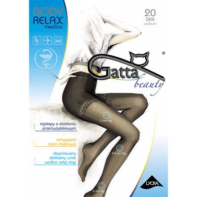 Colanți GATTA Medyczne 20 DEN - Relaxmedica 20 Beige