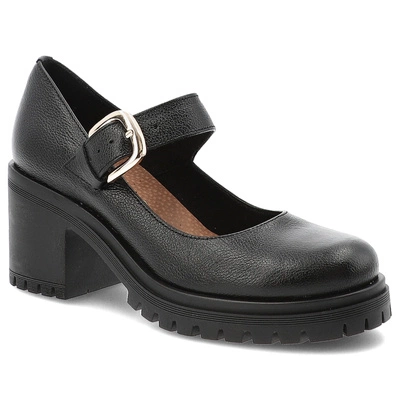 Jumătăți de Pantofi ARMODO - 20166 V.Czarny+Zł.