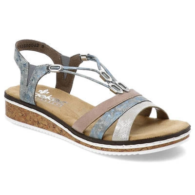 Sandale RIEKER - V36G4-40 Blue Combination