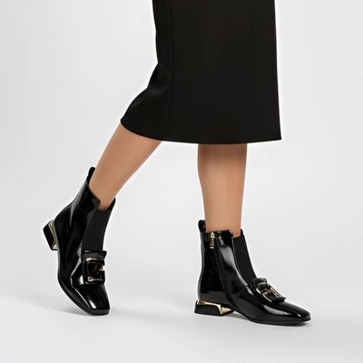 Botine S.BARSKI - MR52-216 Black