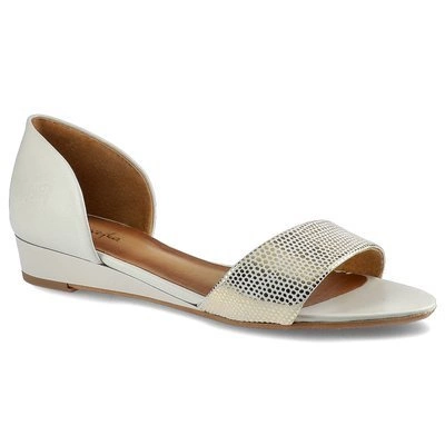 Sandale MACIEJKA - 01971-37/00-5 Ecru/de Aur