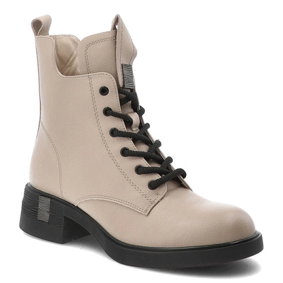 Botine VINCEZA - 66818 BE Beżowy