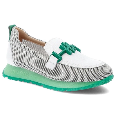 Jumătăți de Pantofi HISPANITAS - HV253919 Melbourne-V25 White Cervo-V25 Grass