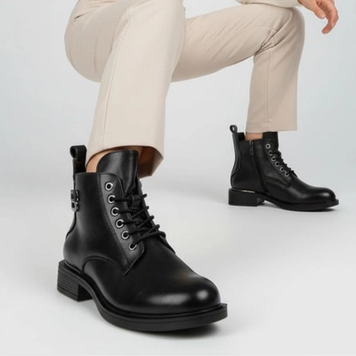 Botine VINCEZA - 58571 BK PU Czarny