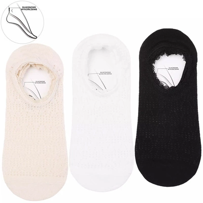 Balerine MORAJ 3 Pary - CDB250-209 Mix Kolor